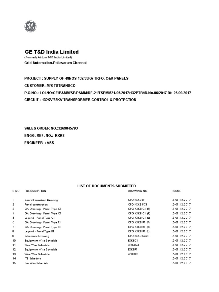 Ge P643 TF Panel PDF Mains Electricity Electrical Connector