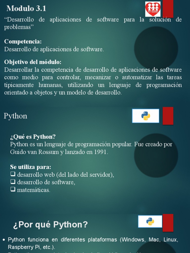 Clase #3, Semana 3. Programacion Secuencial en Python | PDF | Python ...