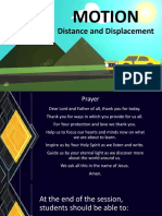 Motion - Distance Vs Displacement
