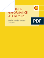 Shell Oil Sands Performance Report 2016