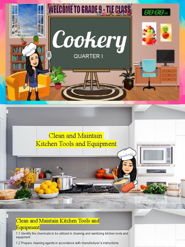 Clean and Maintain Kitchen Tool and Equipment Final PDF Kitchen
