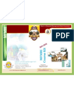 A Course Kit for Mfmri, Faculty of Commerce, Banaras Hindu University (Bhu)