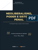 Livro Da Disciplina Neoliberalismo Poder e Sistema Penal