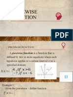 Lesson 2 Piecewise Function