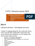 Indgangsspørgsmål TEK 1 Teknologiske Processer