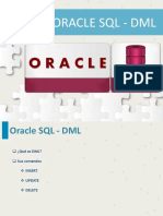 Oracle SQL DML