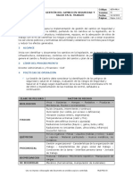 Procedimiento Gestión Del Cambio SGSST