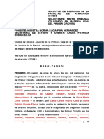 Solicitud de atracción de amparo relacionado con juicio mercantil