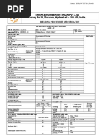 Welding Procedure Specification - Template | PDF | Welding | Construction