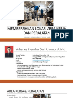 Membersihkan Lokasi Area Kerja Dan Peralatan