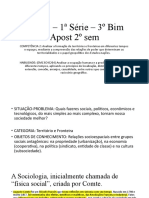 O positivismo de Comte e as territorialidades