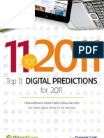 11 Digital Predictions For 2011 Millward Brown