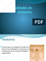 Generalidades de Anatomia