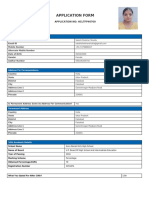 Application Form HCLTFP40700