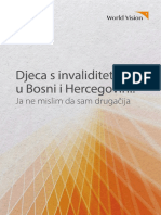 WV BiH Istrazivanje - Djeca Sa Invaliditetom - Ja Ne Mislim Da Sam Drugacija - Bhs