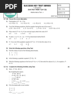 Class 10 E Unit Test-1 Math-1 Q