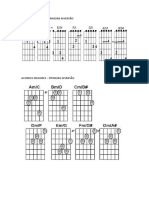Acordes Maiores e Menores - Primeira Inversão