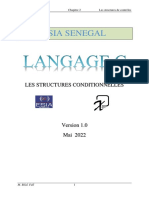 Chapitre 2.1 - Les Structures de Conditionnelles