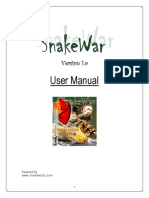 SnakeWar User Manual: Arcade & Championship Modes