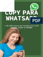 Copys de Alta Conversão para Vendas Whatsapp