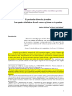 DEL BONO, A., BULLONI, M. N. (2008) Experiencias Laborales Juveniles. Los Agentes Telefónicos de Call Centers Offshore en Argentina