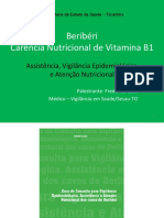 Beribéri Carência Nutricional de Vitamina B1