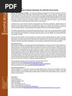 Download Master Developer for Little Elm Town Center Imperium Holdings by Imperium Holdings LP SN59151148 doc pdf