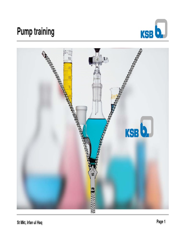 ksb pump training manual PDF Pump Classical Mechanics