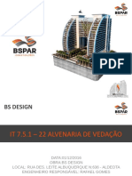 Apresentação - It 7.5.1 - 22 Alvenaria de Vedação