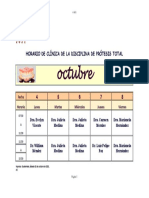 horario clínica PT 2021 repetición