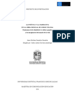 La poética y narrativa en la obra de Jorge Velosa