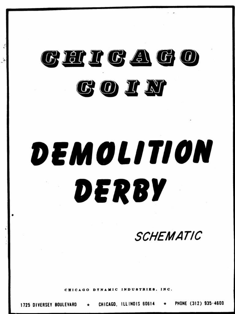 Demolition Derby [Schematics] [English] PDF