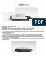 OKHA's CONSTRUCT Sofa - Minimalist Design With Timber Frame