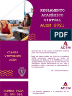 Reglamento Académico Virtual ACEM 2021