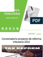 Sesión Proyecto Reforma Tributria 2022