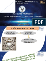 Aplicación de Los DD - Hh. en Las Operacioens Militares en El Ámbito Interno