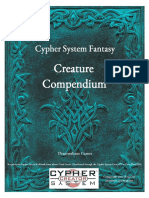 CypherFantasy CreatureCompendium