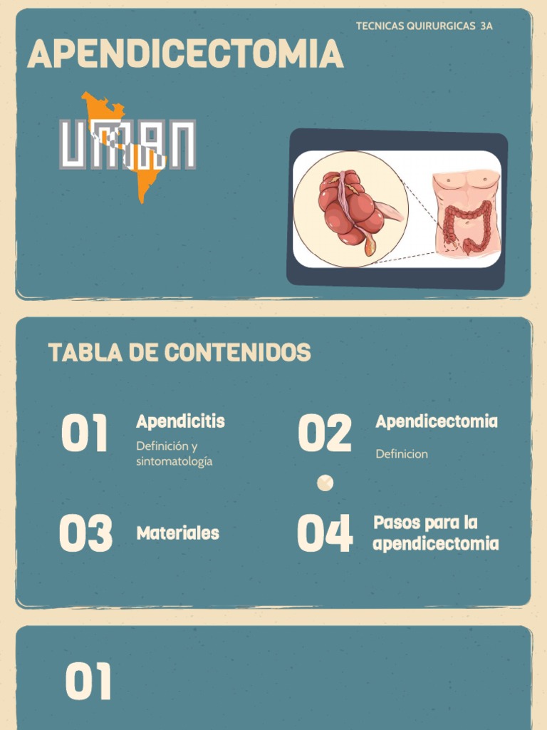 Pasos para Apendicectomía Abierta | PDF | Medicina | Gastroenterología