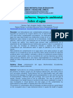 Articulo Contaminacion Del Agua Por Hidrocarburos