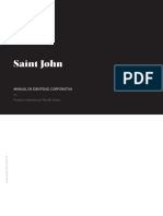 Manual de identidad corporativa Saint John