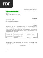 Carta de Liberacion de Cts