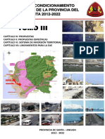 MPS (2012) - Plan de Acondicionamiento Territorial de La Provincia de Santa 2012-2022 TOMO III