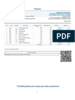 Factura: "Contribuyendo Por El País Que Todos Queremos"