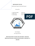 MICROSOFT EXCEL TUGAS