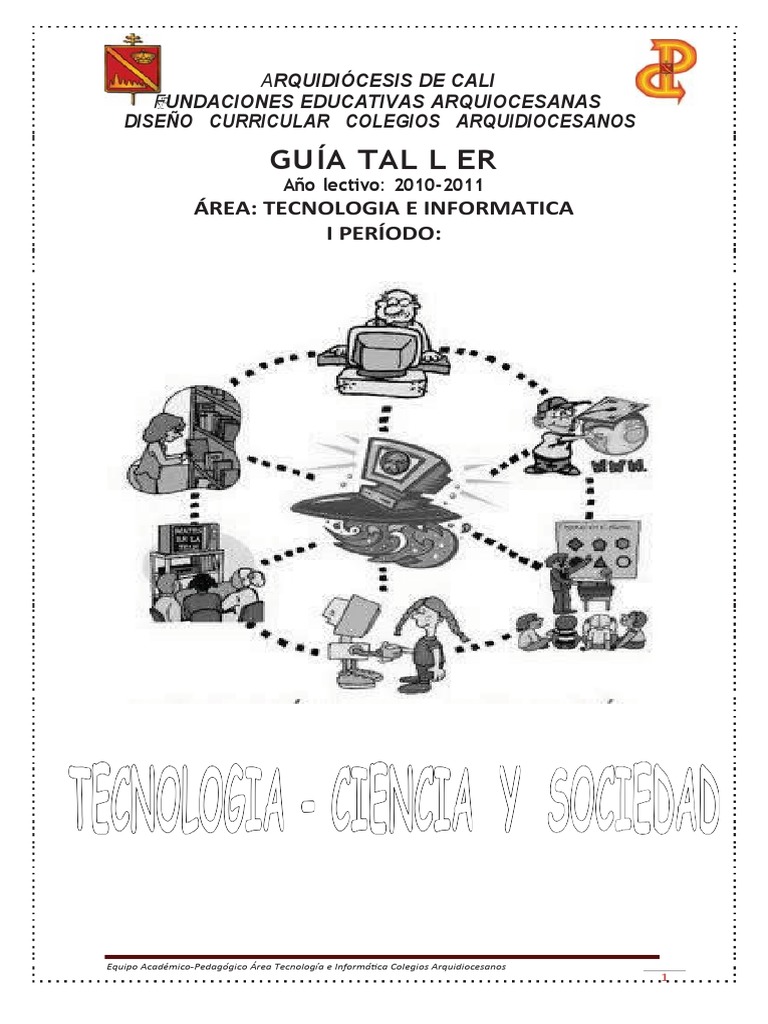 Guía Taller Tecnología e Informática 1° Grado | PDF | Hardware de la ...