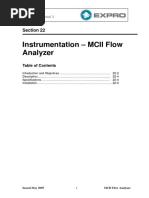 Section 22 - MCII Flow Analyser