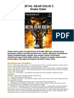 Metal Gear Solid 3 - Snake Eater (PS 2)