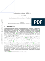 Axiomatic Rational RG Flow: Ken Kikuchi Yau Mathematical Sciences Center, Tsinghua University