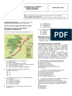 Evaluación de Período 2 Sociales Grado Tercero