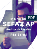 2º Simulado SEFAZ-AP 2022 (Auditor e Fiscal Da Receita Fiscal)